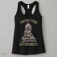 Trust The Government Skull Native American Chief Women's Tank Top thumb 3