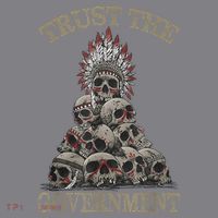 Trust The Government Skull Native American Chief Women's Hoodie thumb 2