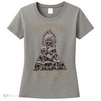 Trust The Government Skull Native American Chief Women's T-Shirt thumb 0