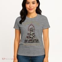 Trust The Government Skull Native American Chief Women's T-Shirt thumb 4