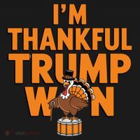 Trump Thanksgiving Gift IM Thankful Trump Won Cute Gift Women's Hoodie thumb 2