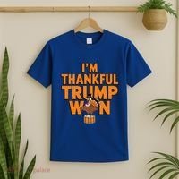Trump Thanksgiving Gift IM Thankful Trump Won Cute Gift T-Shirt thumb 2