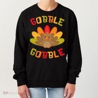 Thanksgiving Turkey Gobble Women's Sweatshirt thumb 0