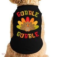 Thanksgiving Turkey Gobble Doggie Tank thumb 0