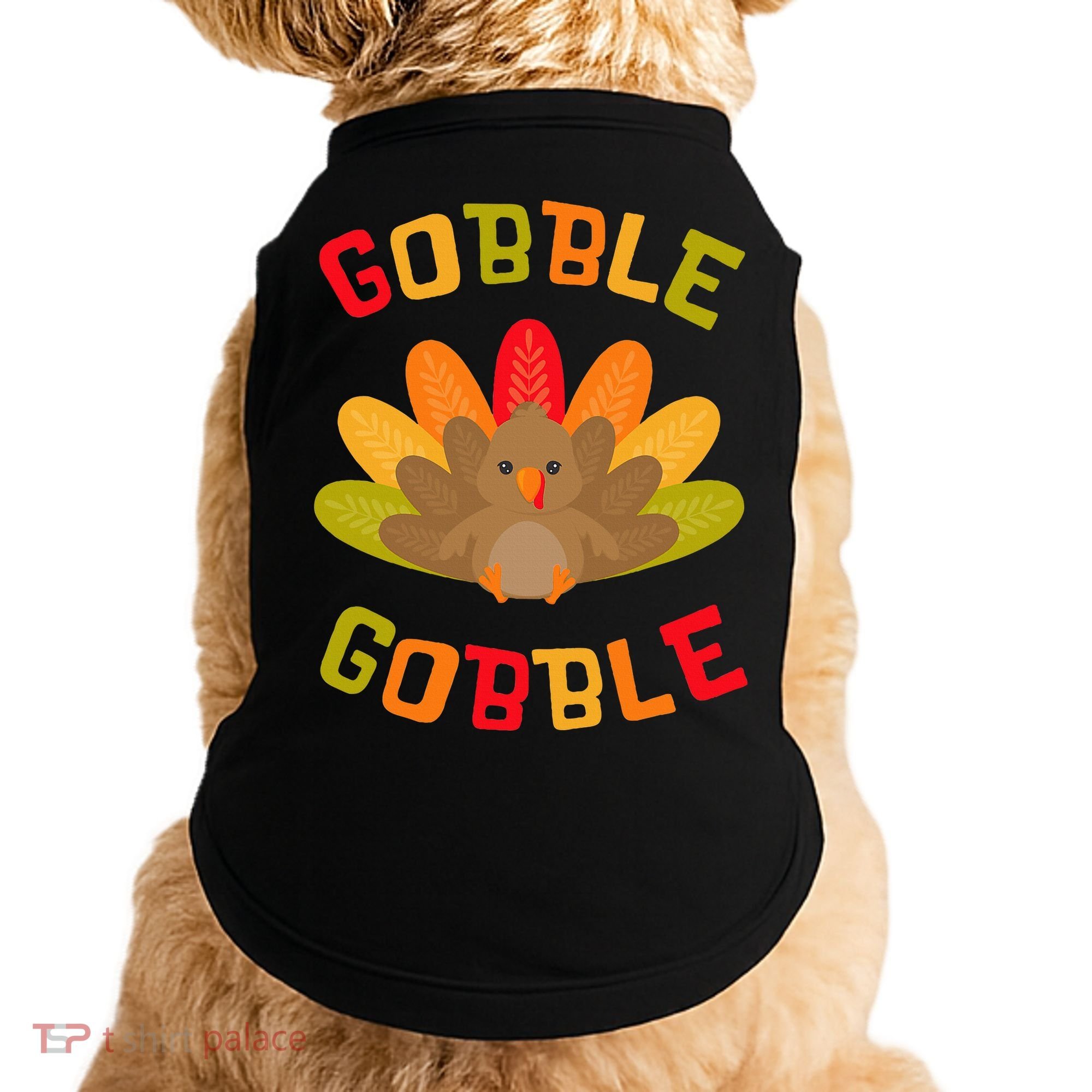 Thanksgiving Turkey Gobble Doggie Tank
