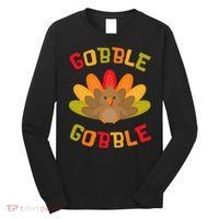 Thanksgiving Turkey Gobble Long Sleeve Shirt thumb 0