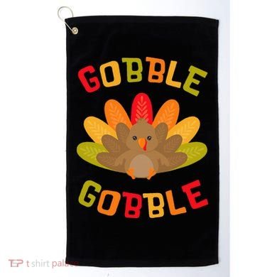 Thanksgiving Turkey Gobble Golf Towel