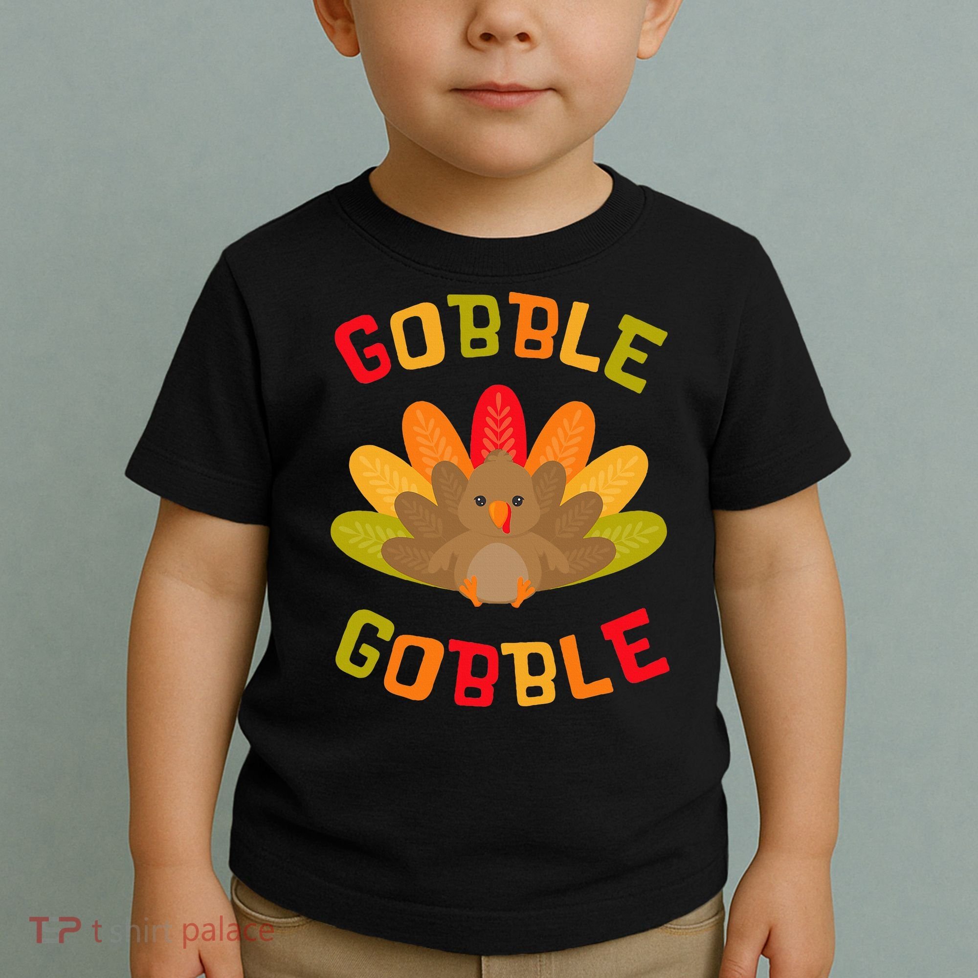 Thanksgiving Turkey Gobble Toddler T-Shirt