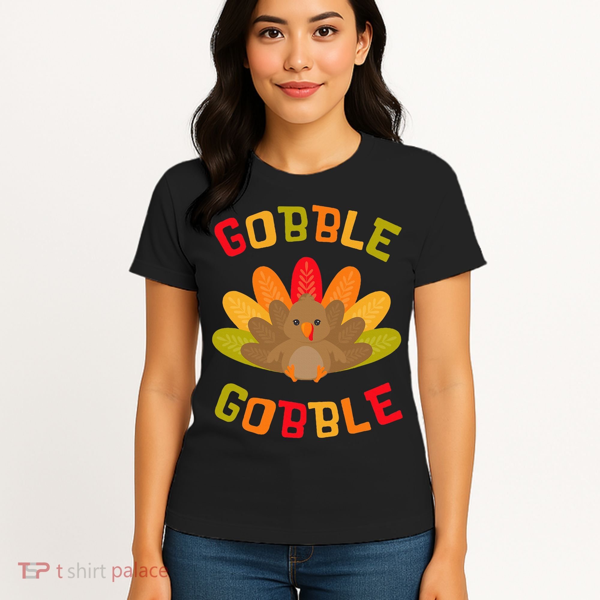 Thanksgiving Turkey Gobble Women's T-Shirt