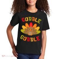 Thanksgiving Turkey Gobble Kids T-Shirt thumb 2