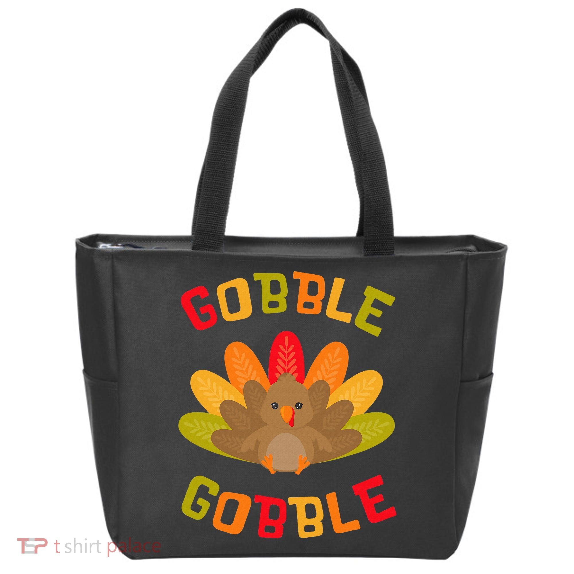 Thanksgiving Turkey Gobble Tote Bag