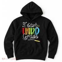 Team Third Grade Back To School 3rd Teacher Student Hoodie thumb 0