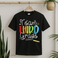 Team Third Grade Back To School 3rd Teacher Student T-Shirt thumb 2