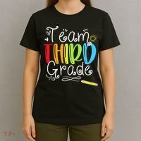 Team Third Grade Back To School 3rd Teacher Student T-Shirt thumb 4