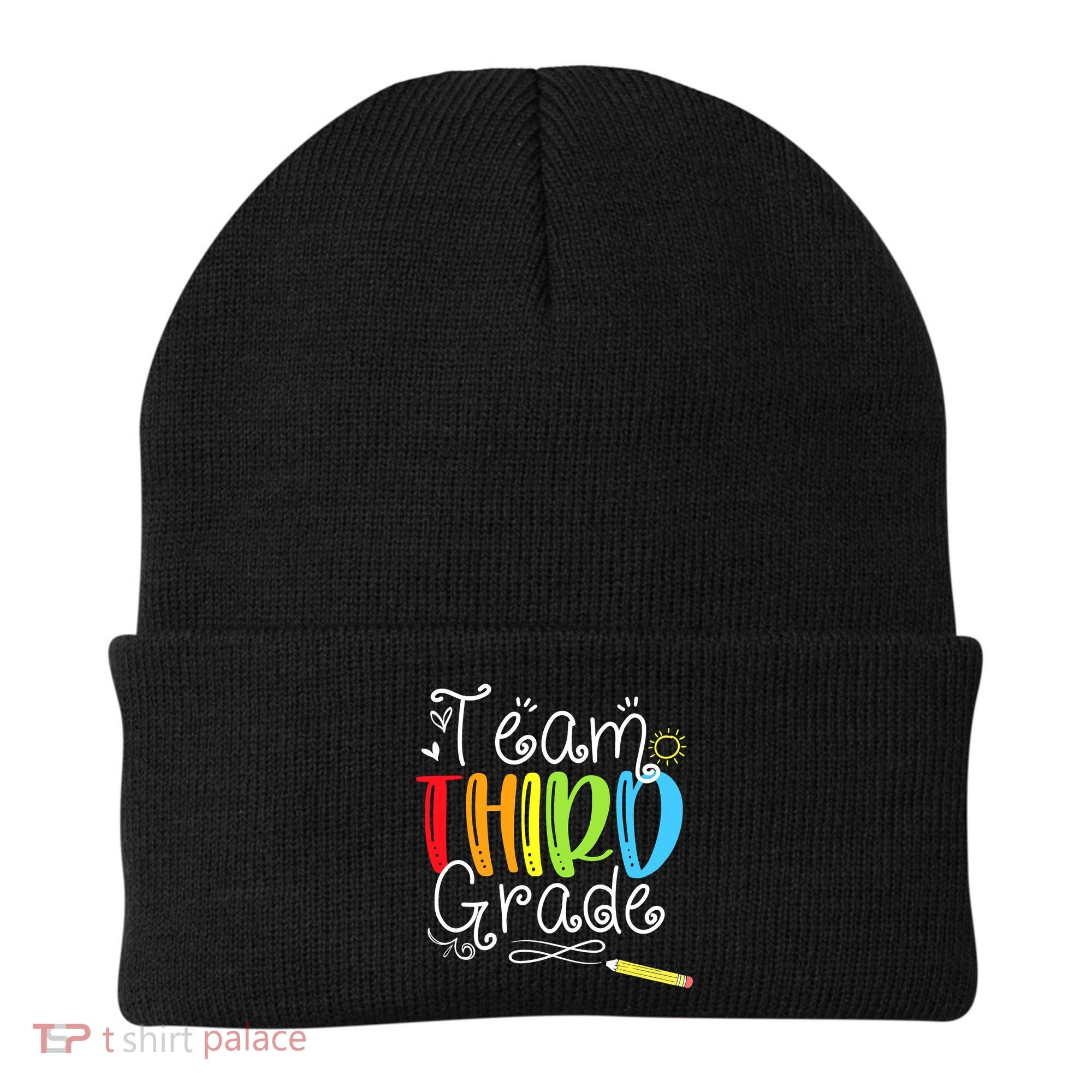 Team Third Grade Back To School 3rd Teacher Student Beanie