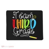 Team Third Grade Back To School 3rd Teacher Student Mousepad thumb 0