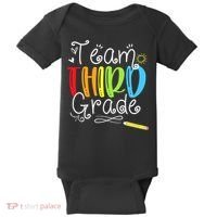 Team Third Grade Back To School 3rd Teacher Student Baby Bodysuit thumb 0