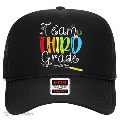 Team Third Grade Back To School 3rd Teacher Student Hat