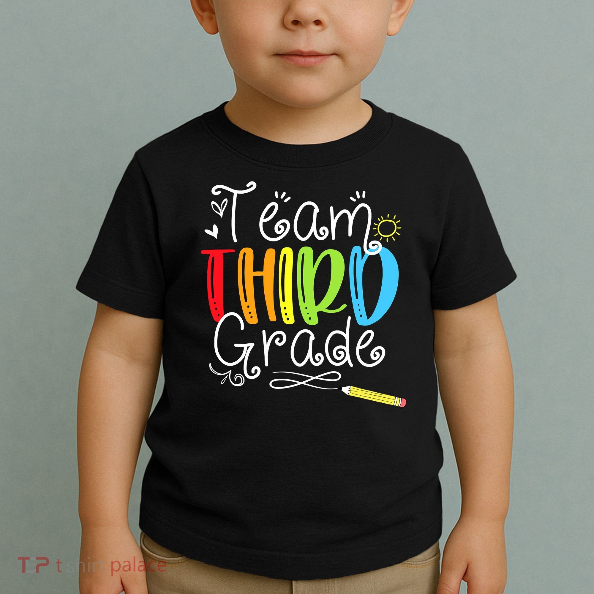 Team Third Grade Back To School 3rd Teacher Student Toddler T-Shirt