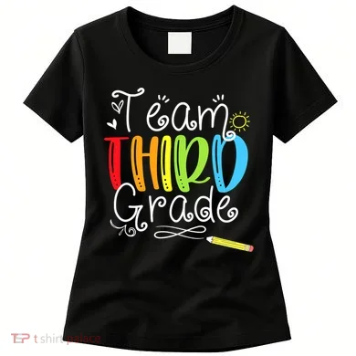 Team Third Grade Back To School 3rd Teacher Student Women's T-Shirt