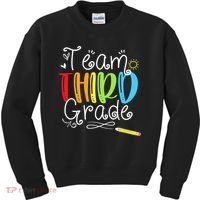 Team Third Grade Back To School 3rd Teacher Student Kids Sweatshirt thumb 0