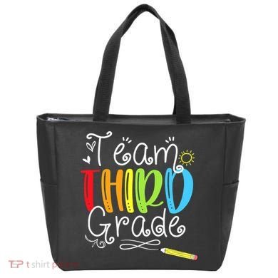Team Third Grade Back To School 3rd Teacher Student Tote Bag