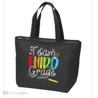 Team Third Grade Back To School 3rd Teacher Student Tote Bag thumb 3