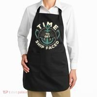Time To Get Ship Faced Funny Cruise Apron thumb 2