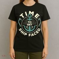 Time To Get Ship Faced Funny Cruise T-Shirt thumb 4