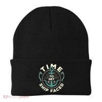 Time To Get Ship Faced Funny Cruise Beanie thumb 0