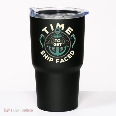 Time To Get Ship Faced Funny Cruise Tumbler