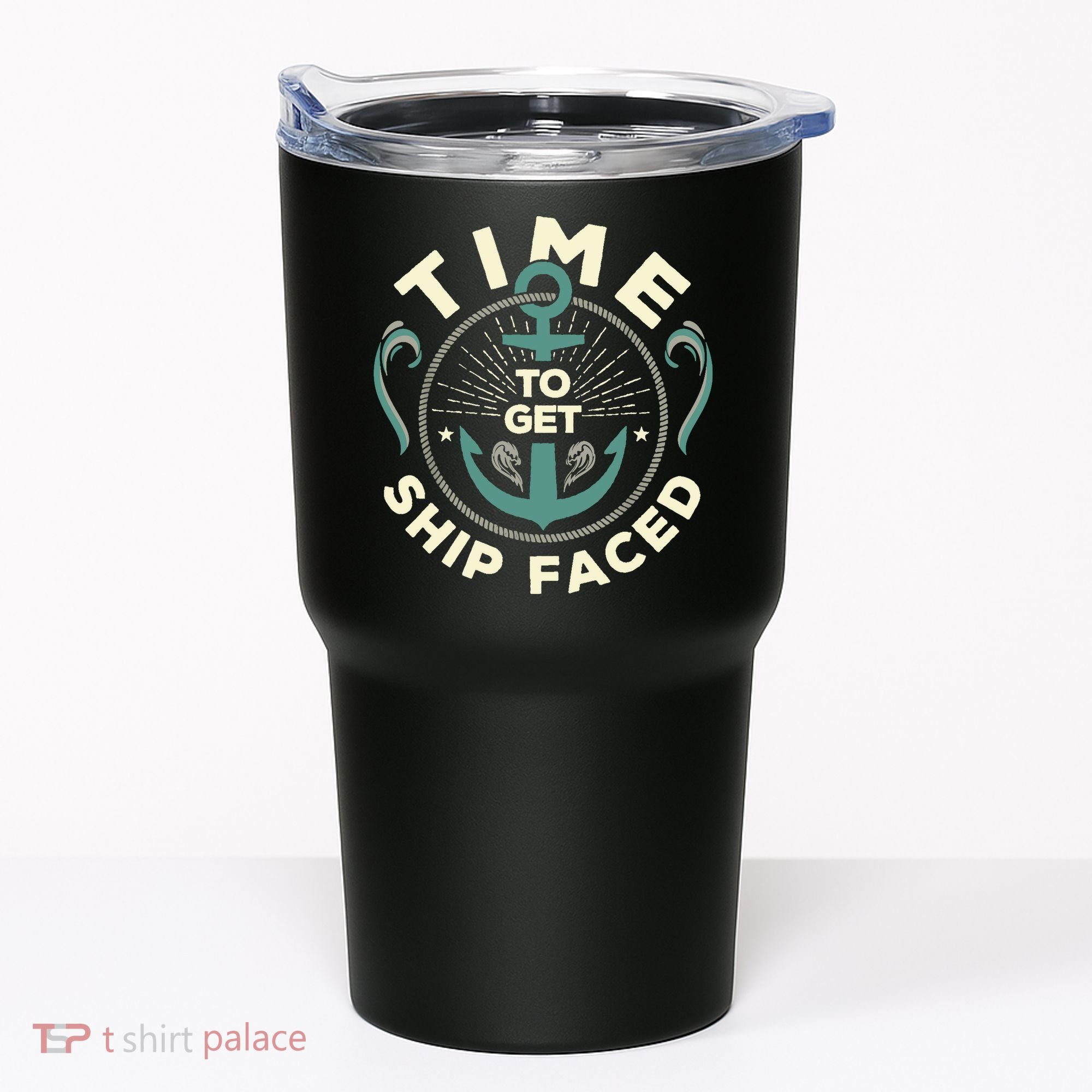 Time To Get Ship Faced Funny Cruise Tumbler