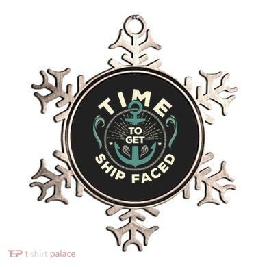 Time To Get Ship Faced Funny Cruise Ornament