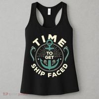 Time To Get Ship Faced Funny Cruise Women's Tank Top thumb 3