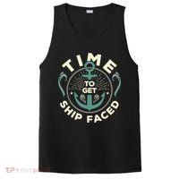 Time To Get Ship Faced Funny Cruise PosiCharge Competitor Tank thumb 0