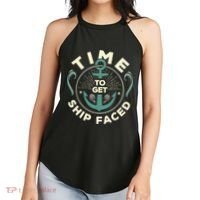 Time To Get Ship Faced Funny Cruise Women's Perfect Tri Rocker Tank thumb 2