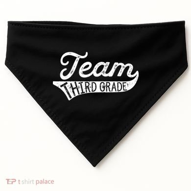 Team Third Grade Back To School Student Teacher USA-Made Doggie Bandana