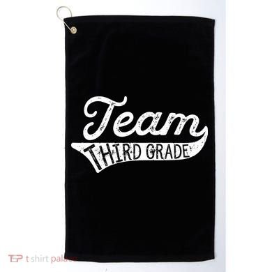 Team Third Grade Back To School Student Teacher Golf Towel