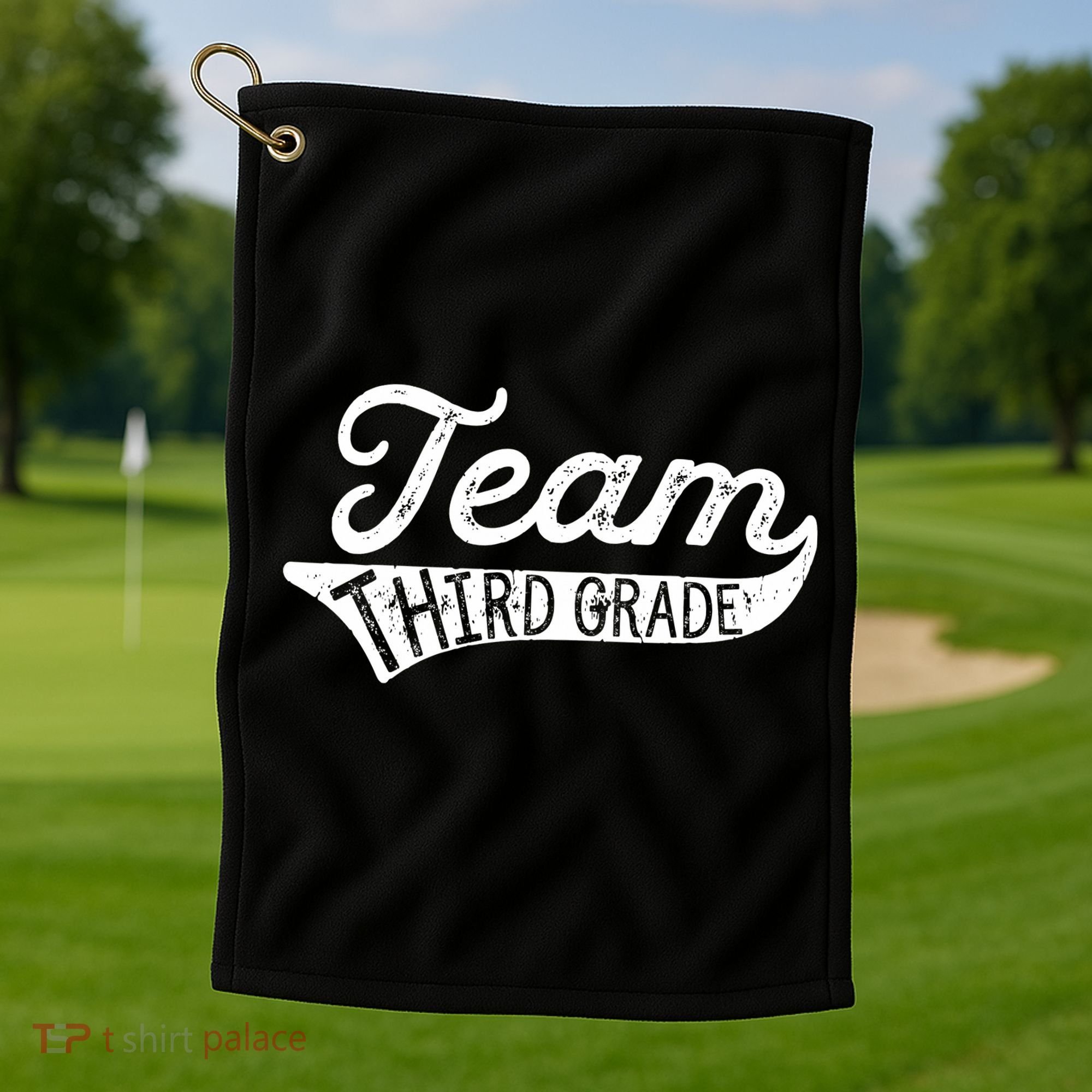 Team Third Grade Back To School Student Teacher Golf Towel