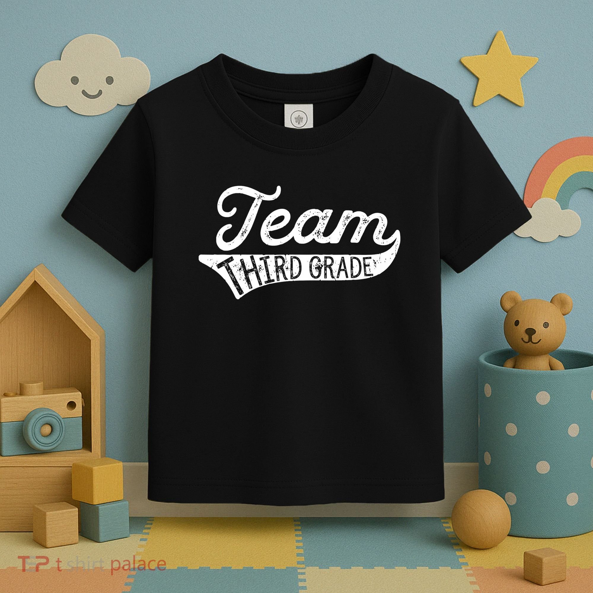 Team Third Grade Back To School Student Teacher Toddler T-Shirt