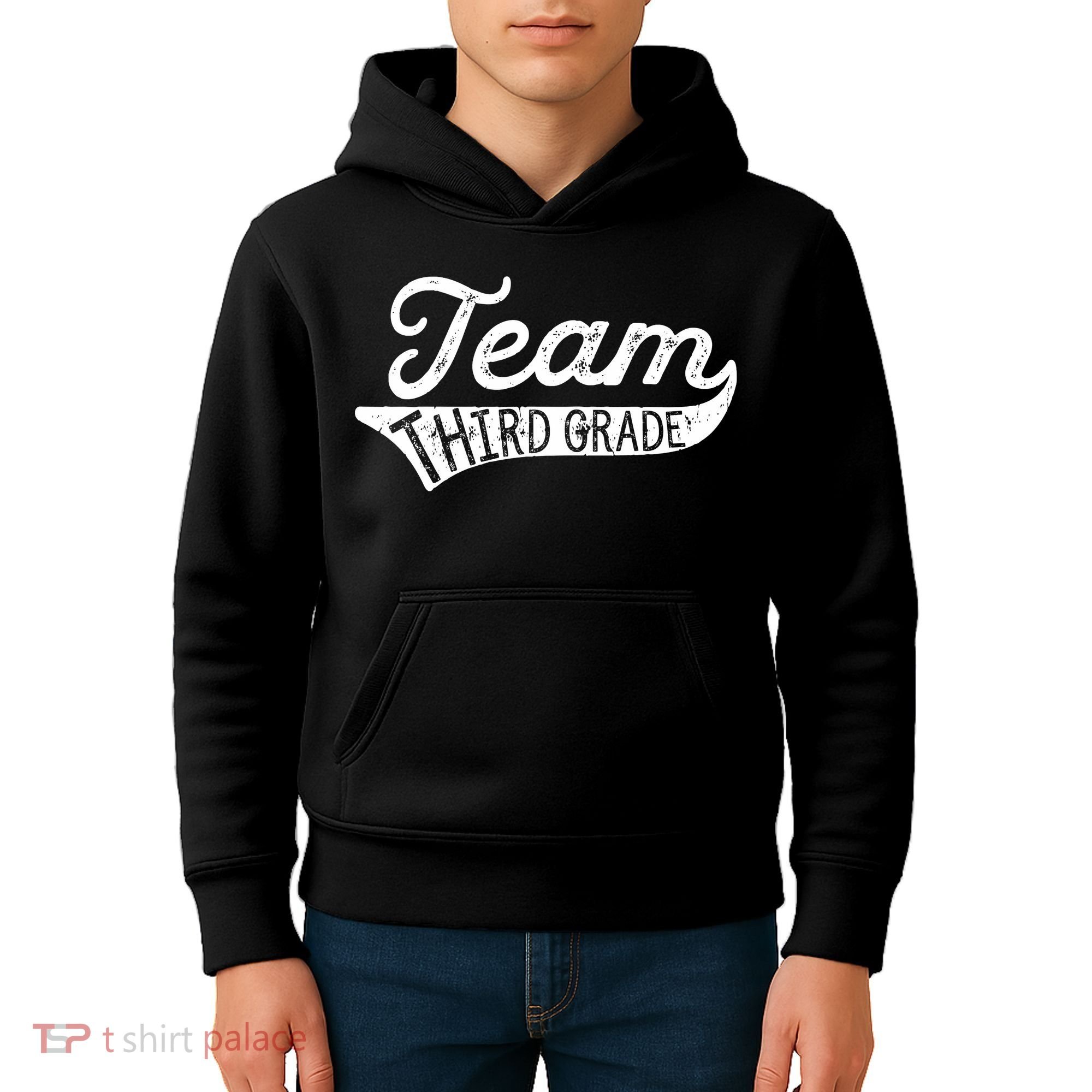 Team Third Grade Back To School Student Teacher Kids Hoodie