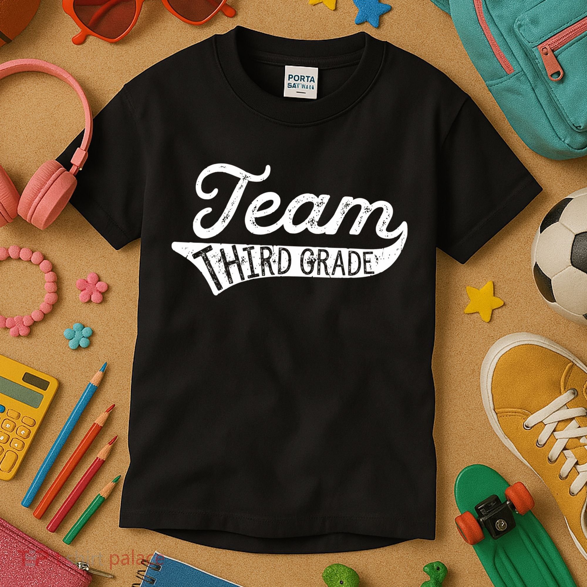 Team Third Grade Back To School Student Teacher Kids T-Shirt