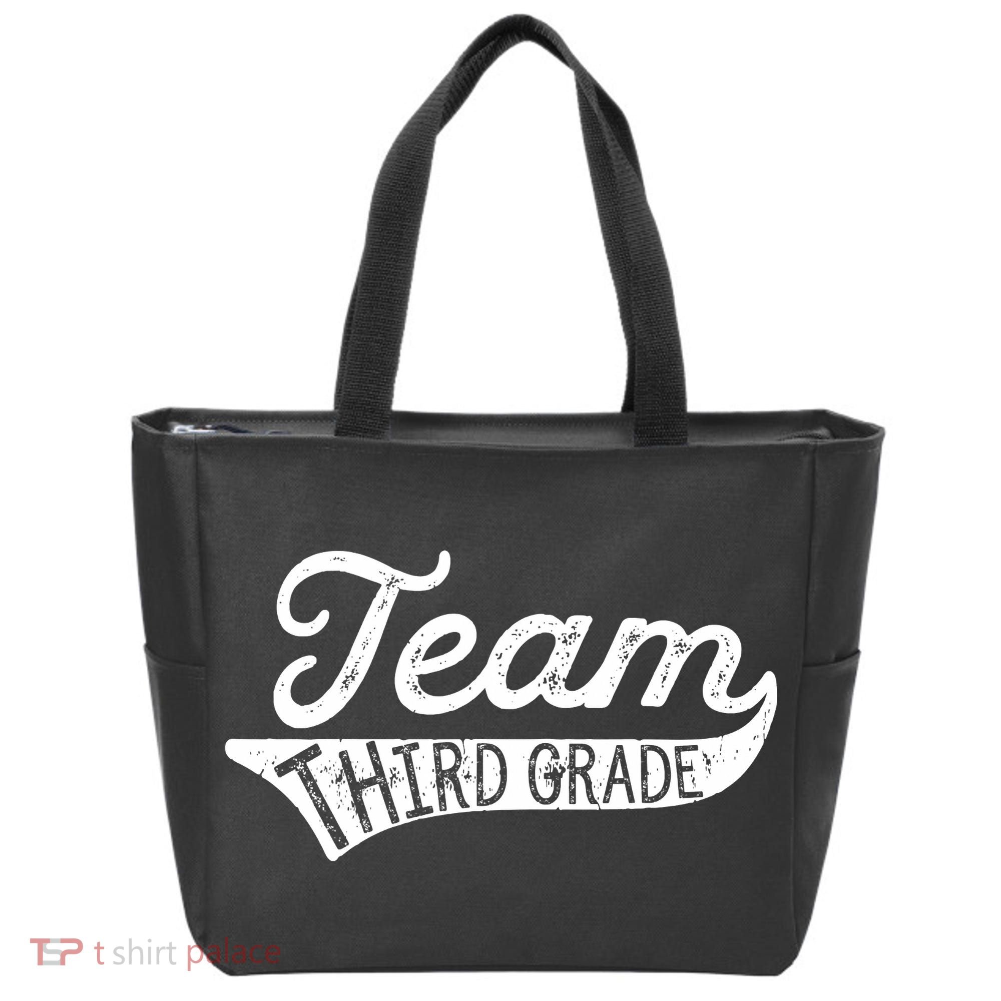 Team Third Grade Back To School Student Teacher Tote Bag