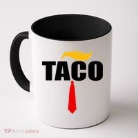 Taco Trump Hair Tie Funny Coffee Mug thumb 0