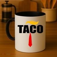 Taco Trump Hair Tie Funny Coffee Mug thumb 4