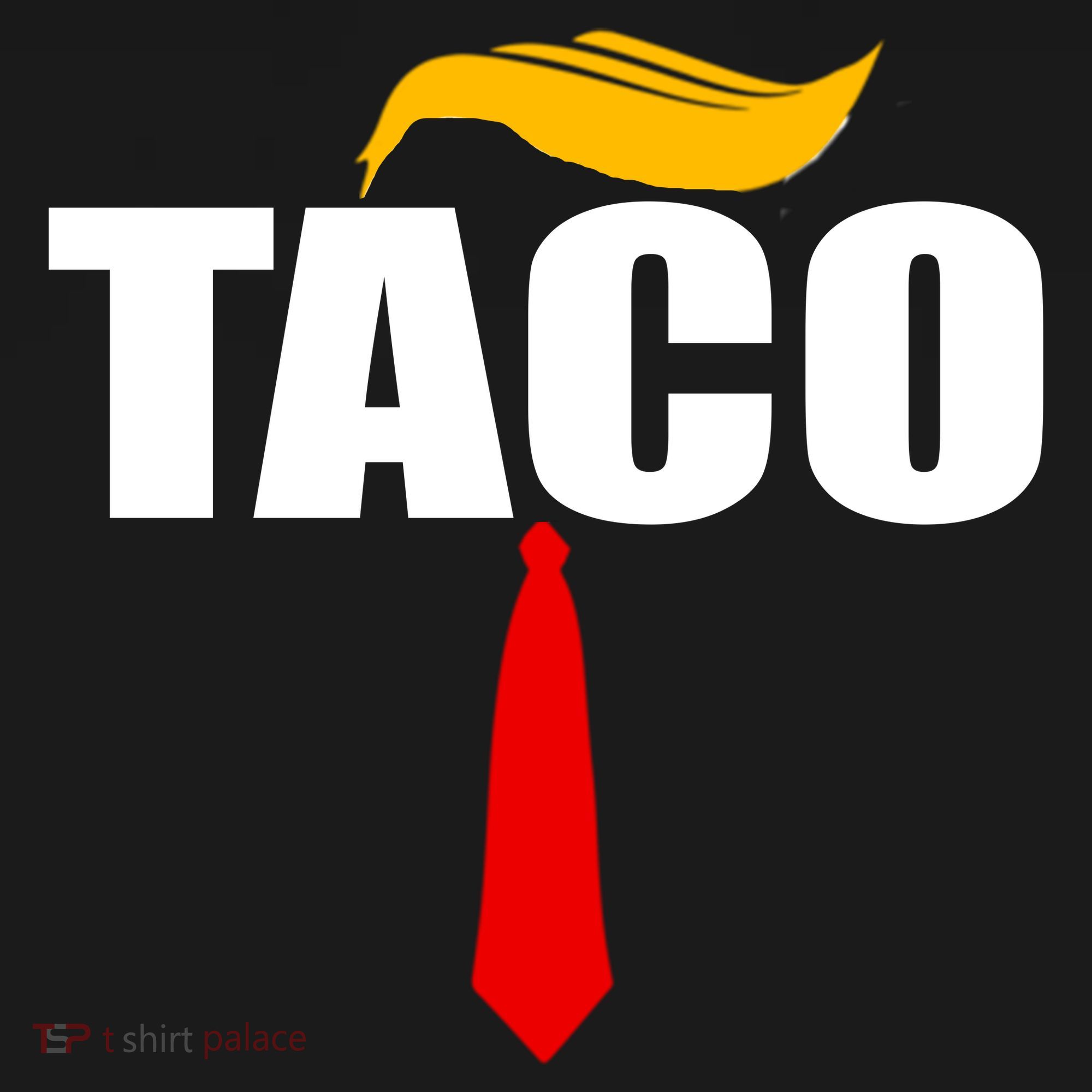 Taco Trump Hair Tie Funny Ornament