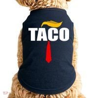 Taco Trump Hair Tie Funny Doggie Tank thumb 0