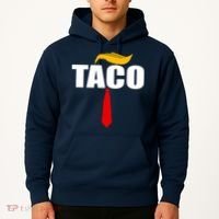 Taco Trump Hair Tie Funny Hoodie thumb 2