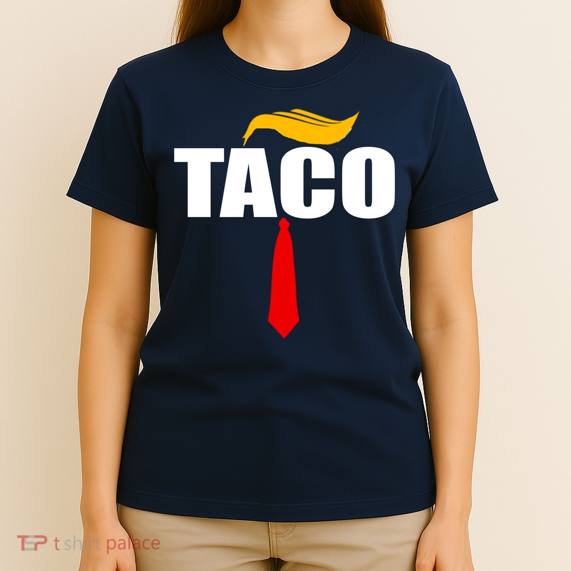 Taco Trump Hair Tie Funny T-Shirt