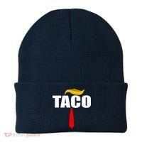 Taco Trump Hair Tie Funny Beanie thumb 0